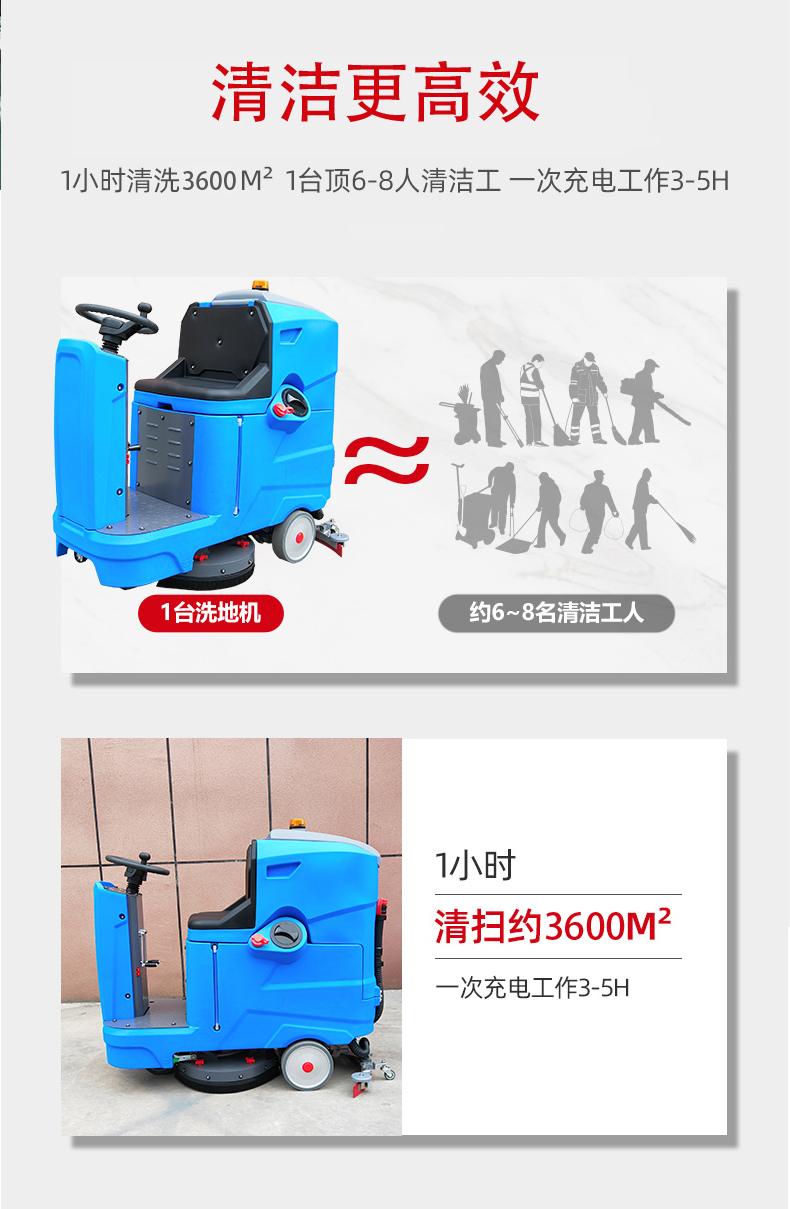 定西驾驶式洗地机更适合用在高铁站